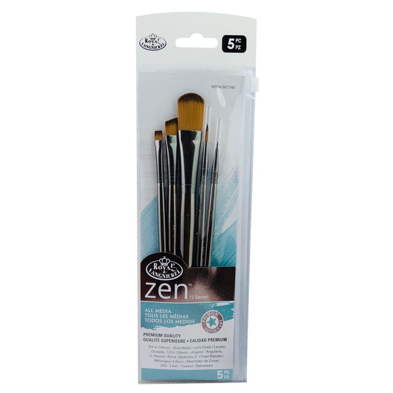 Royal & Langnickel Zen SH Oval Wash Variety Paint