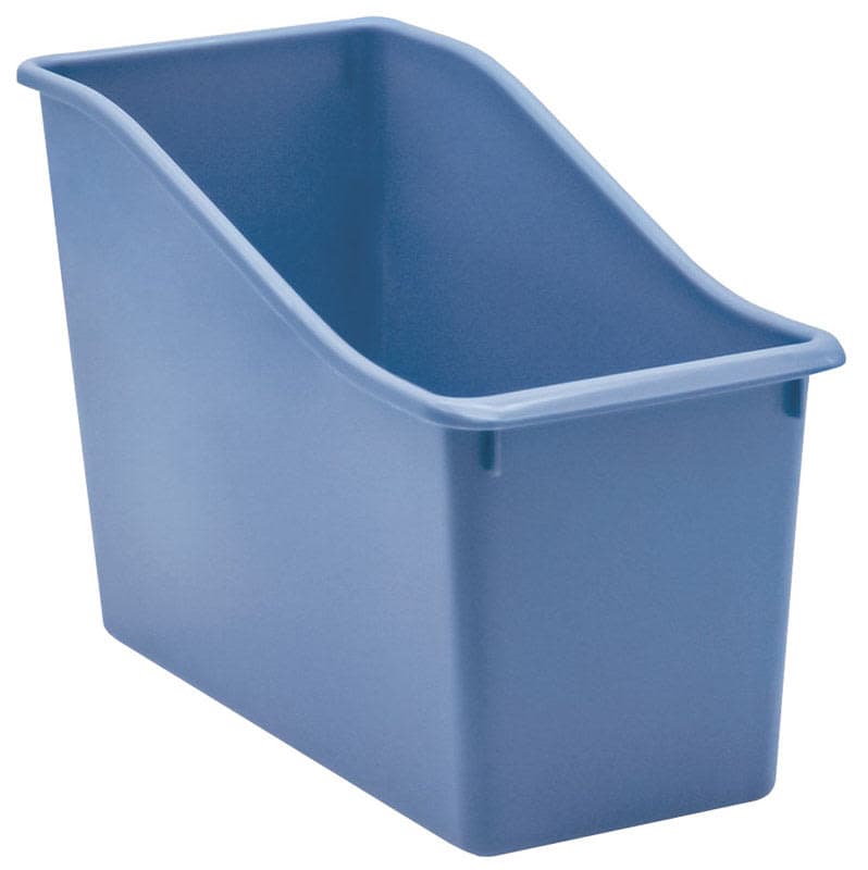 Plastic Book Bin - Slate Blue