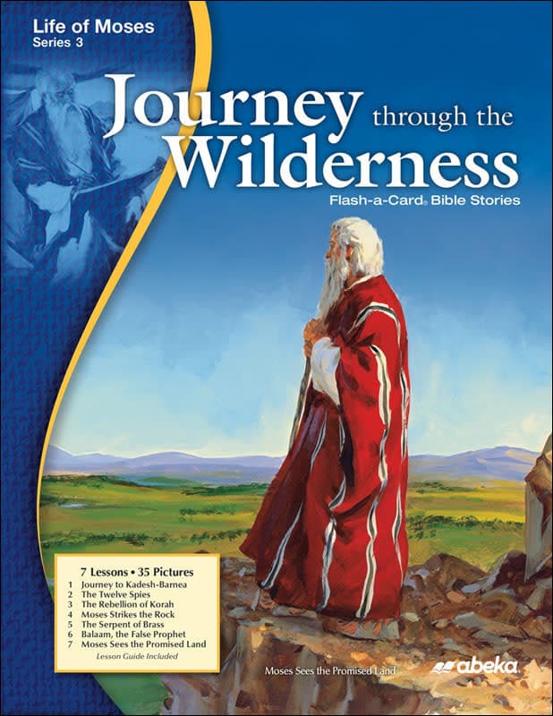 Abeka Journey through the Wilderness Flash-a-Card