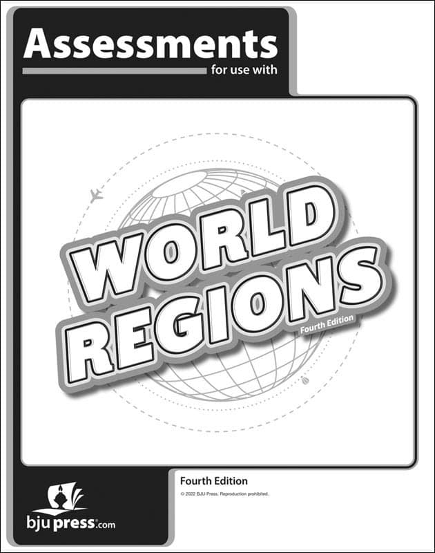 BJU Press Heritage Studies 3 Assessment 4th
