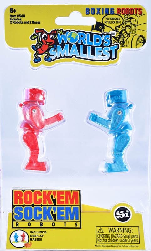 World's Smallest Rock 'Em Sock 'Em Robots
