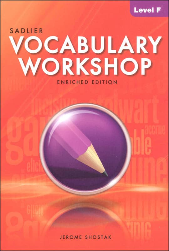 Vocabulary Workshop Enriched Student Edition