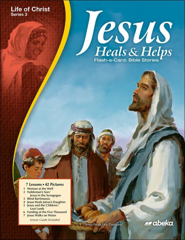 Abeka Jesus Heals and Helps Flash-a-Card Bible