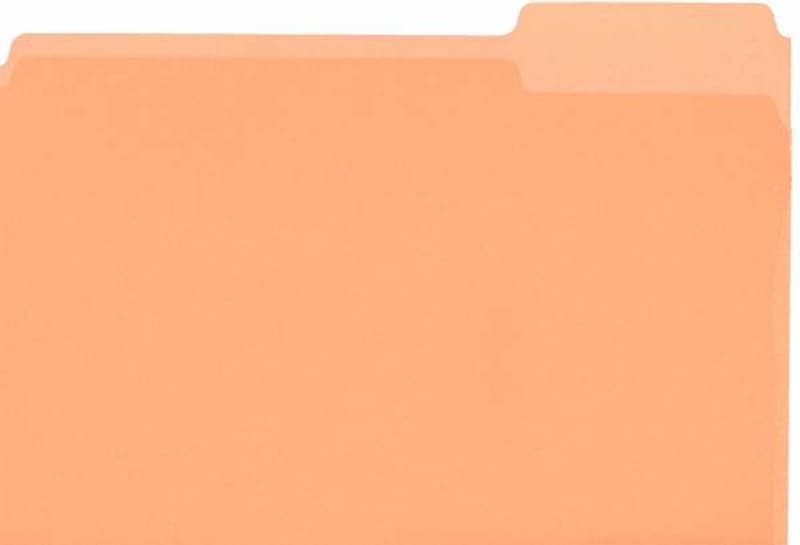 File Folder - Orange