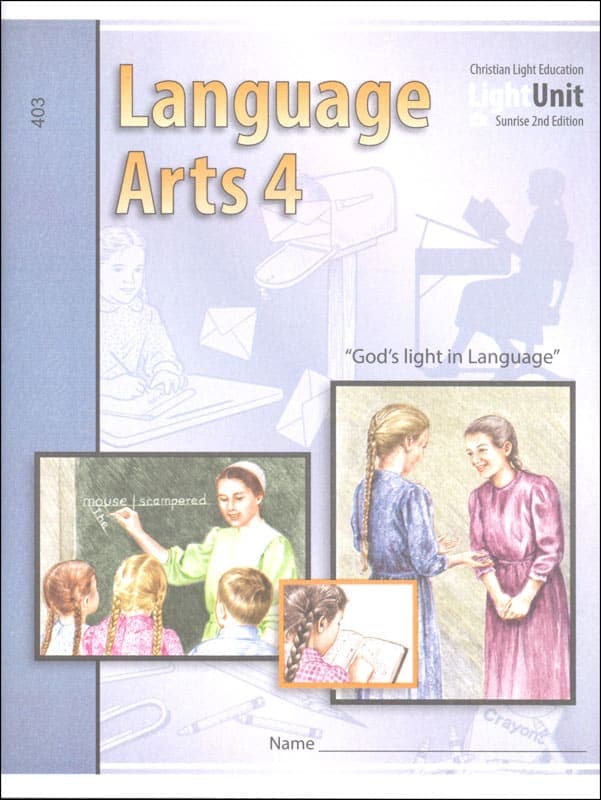 Christian Light Language Arts LightUnit 403