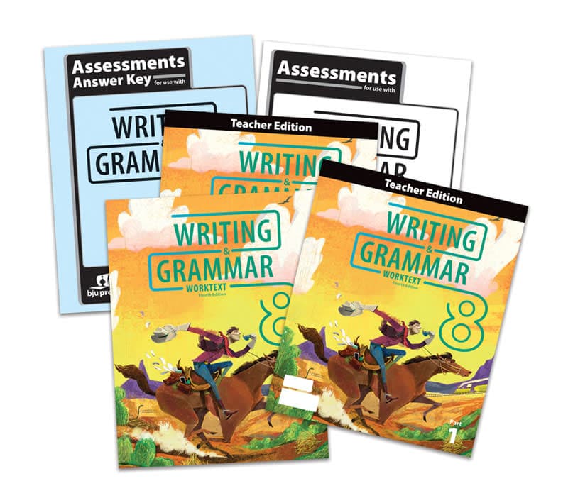 BJU Press Writing/Grammar 8 Homeschool Kit 4th