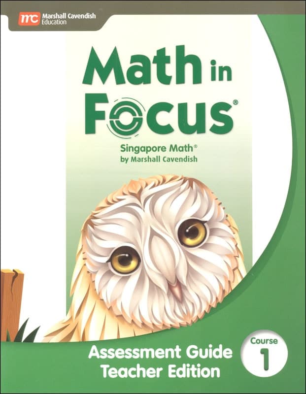 Math in Focus 2020 Assessment Guide Teacher