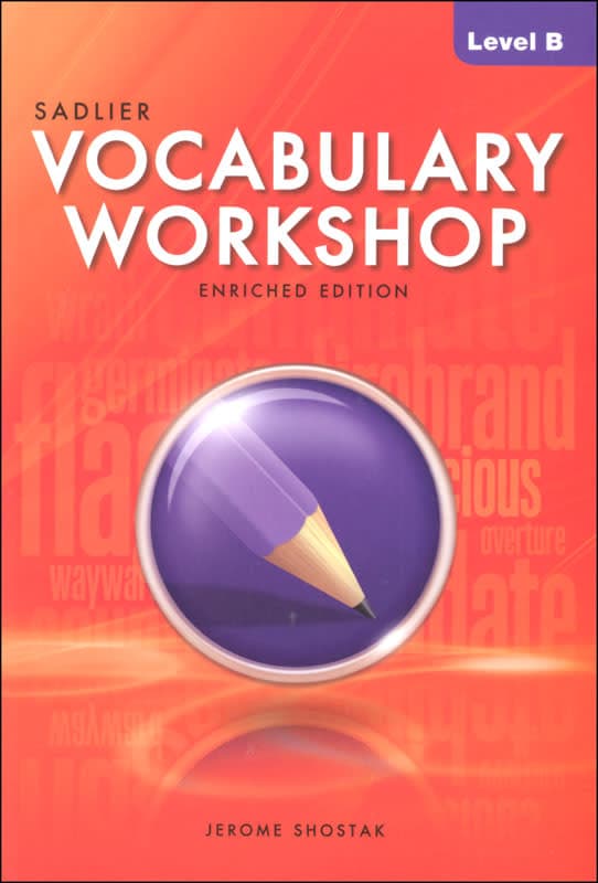 Vocabulary Workshop Enriched Student Edition
