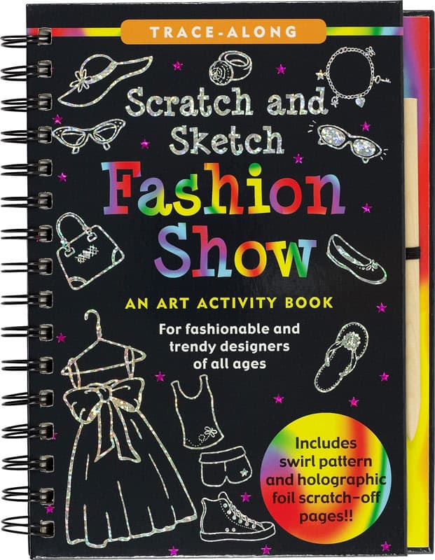 Fashion Show Trace-Along Scratch & Sketch