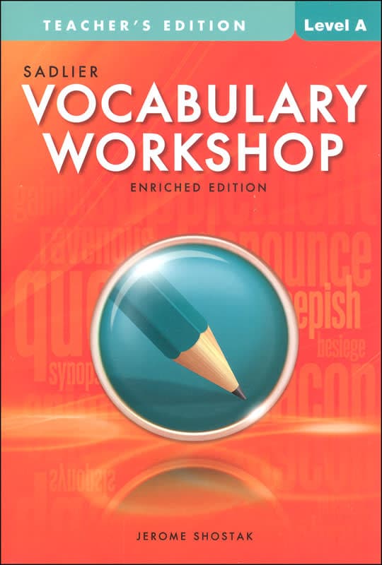 Vocabulary Workshop Enriched Teacher Edition