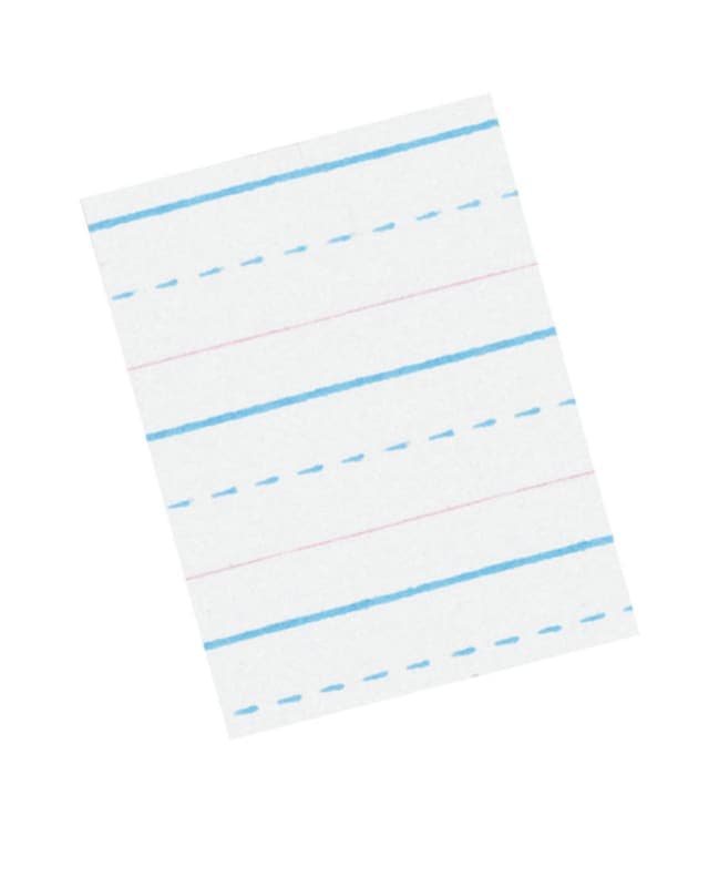 Zaner-Bloser Broken Midline Sulphite Paper Ream