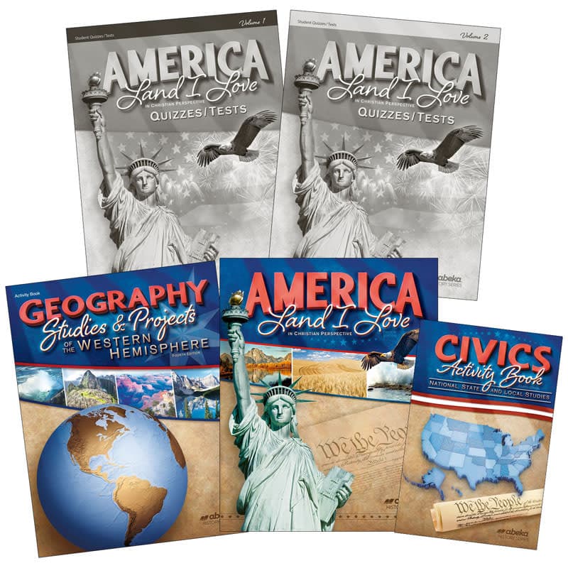 Abeka U.S. History 8 Homeschool Student Kit