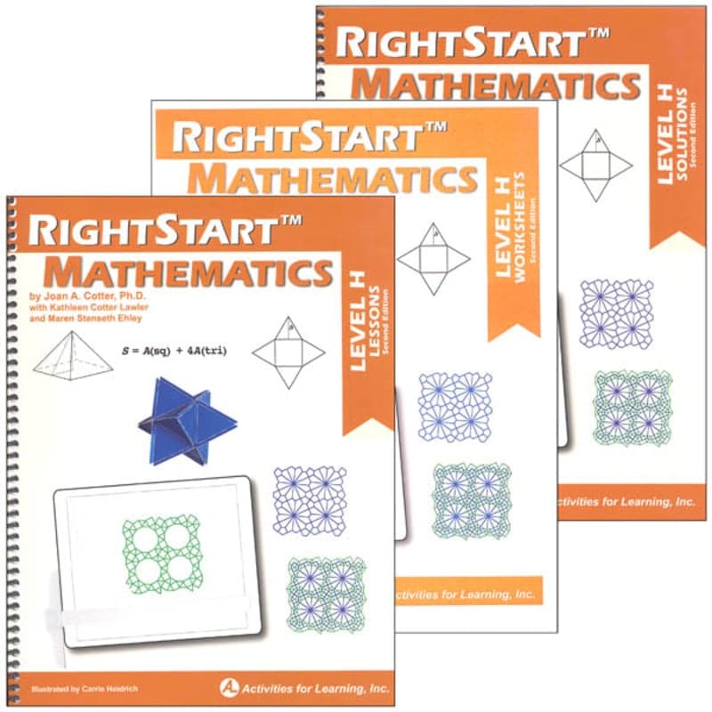 RightStart Mathematics Level H Book Bundle (2nd