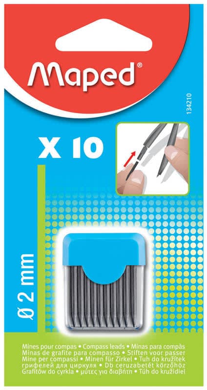 Compass Lead Refill - 2mm (10 pieces)