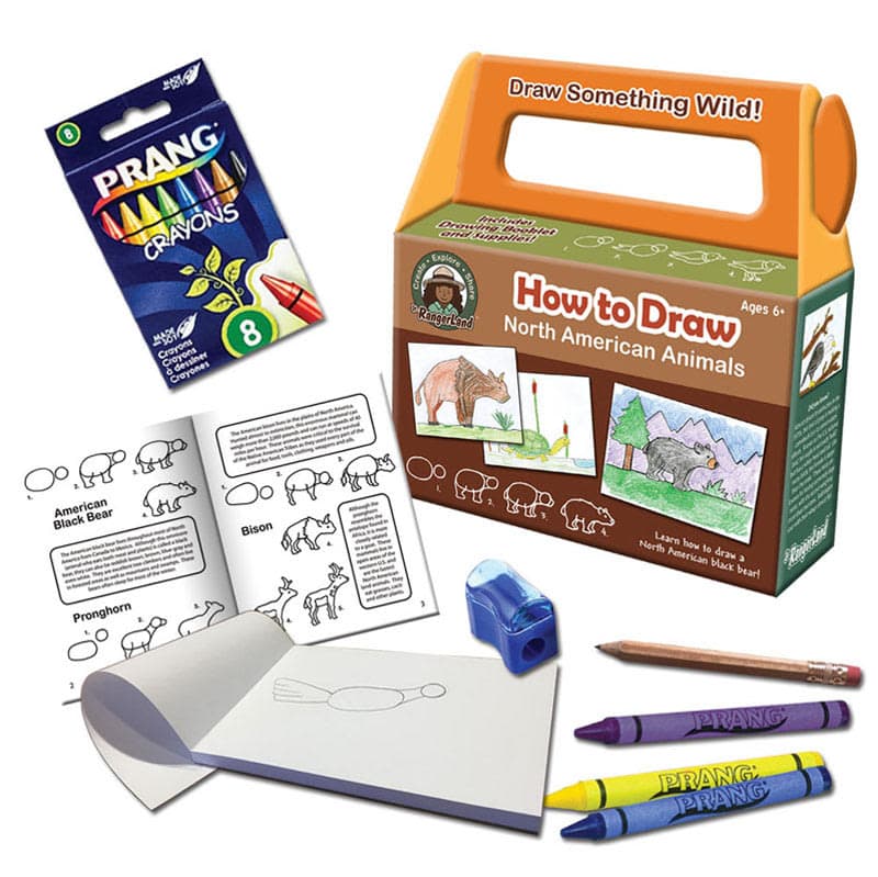 How to Draw North American Animals Art Kit