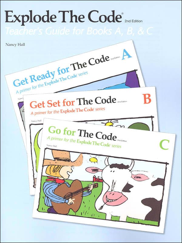 Explode the Code A-C Teacher Guide/Key (2nd