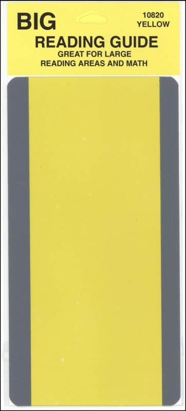 Big Reading Guide - Yellow