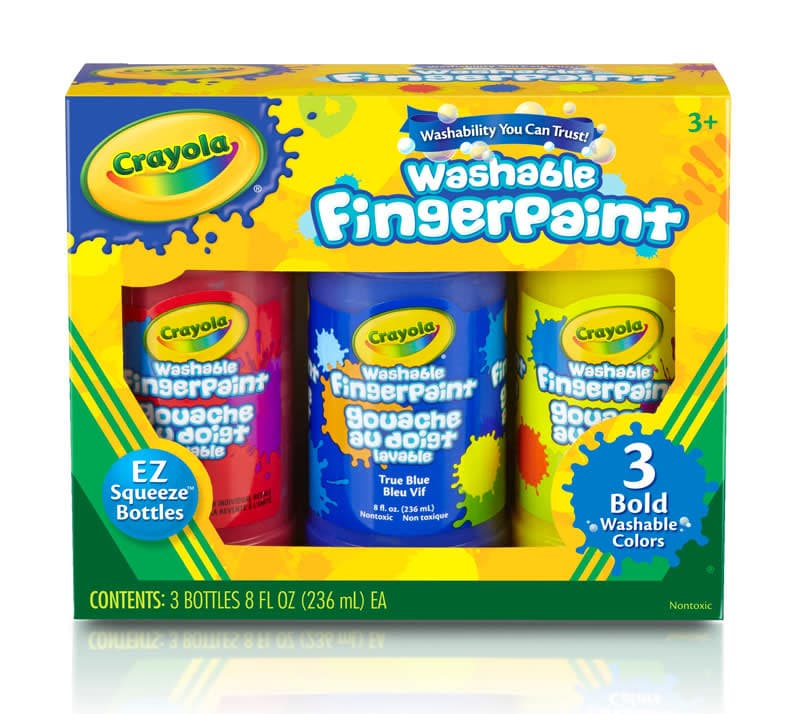 Crayola Washable Bold Fingerpaints - Primary