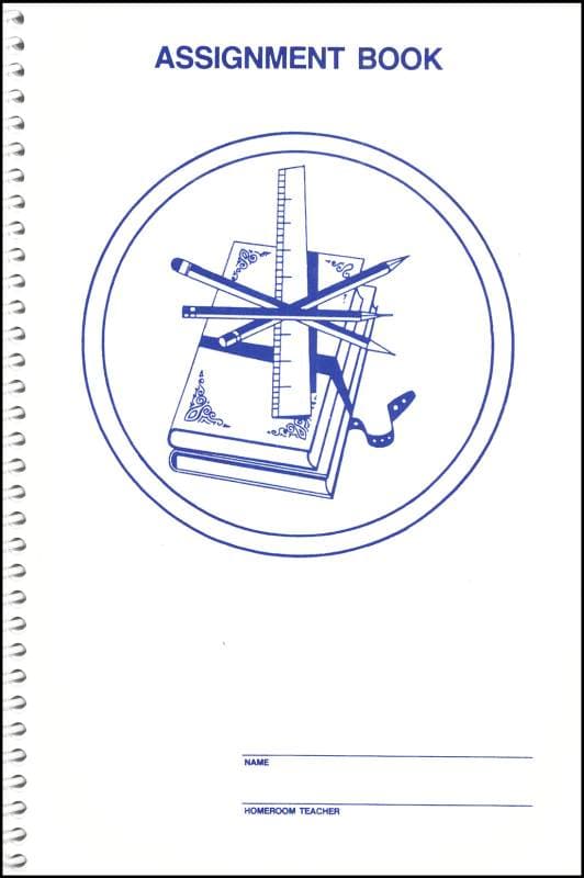 Small Weekly Non-Dated Assignment Book without