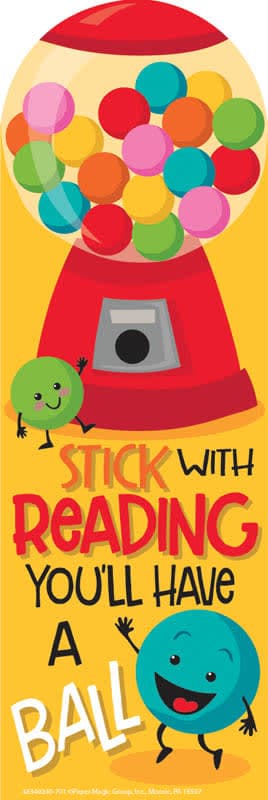 Bubble Gum Scented Bookmark