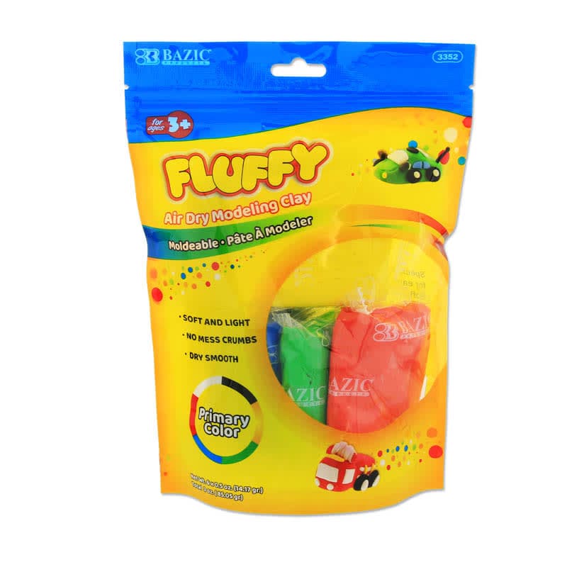 Primary Color Air Dry Modeling Clay (0.5 oz.) 6