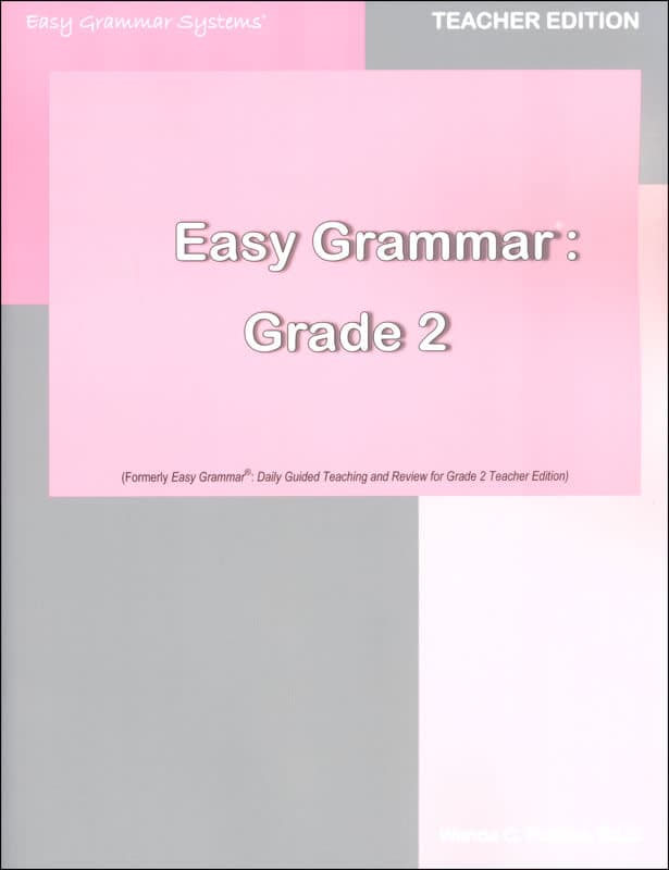 Easy Grammar Grade 2 Teacher Edition