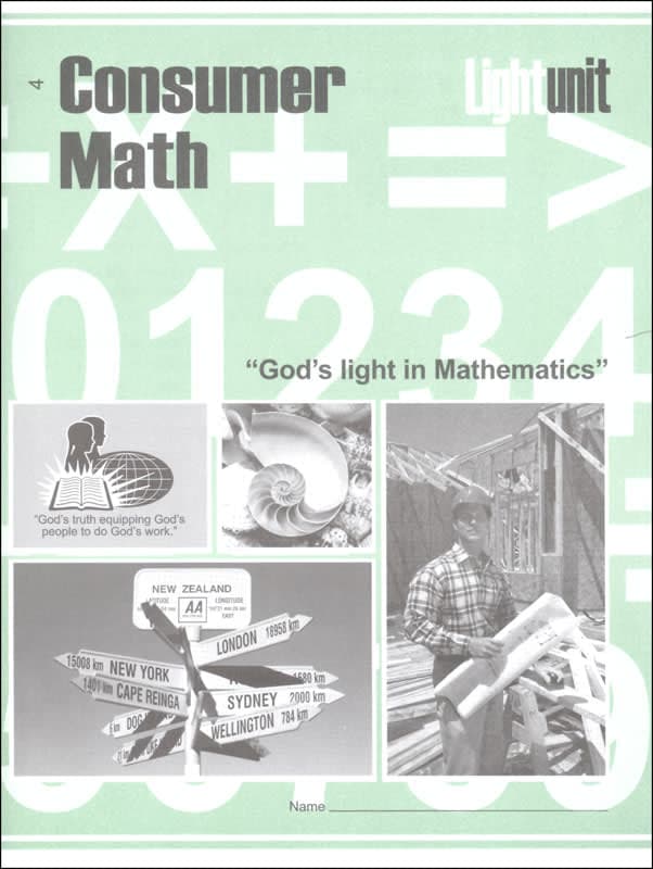 Christian Light Consumer Math LightUnit 4