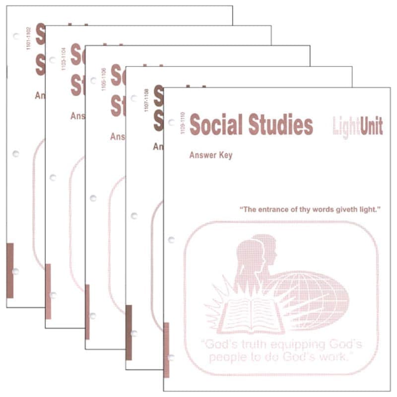 Christian Light Social Studies 1101-1110