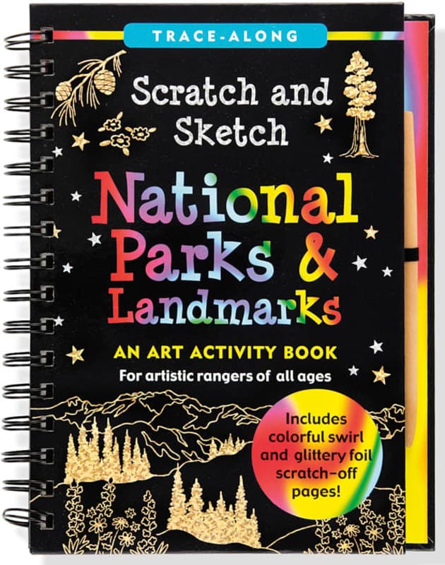National Parks & Landmarks Trace-Along Scratch &