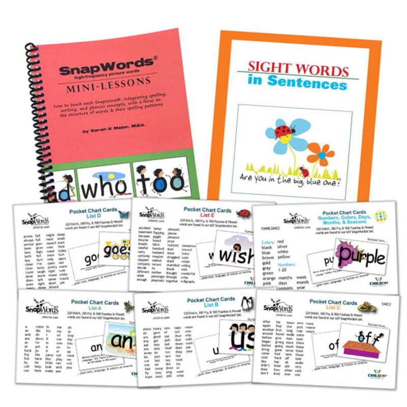 SnapWords Pocket Chart Cards Kit - 306 Snapwords