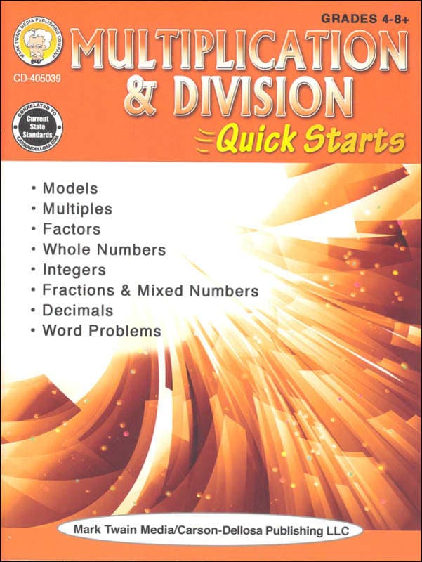 Multiplication & Division Quick Starts (Math