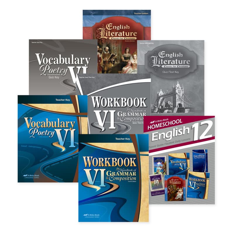 Abeka Language Arts English 12 Parent Kit