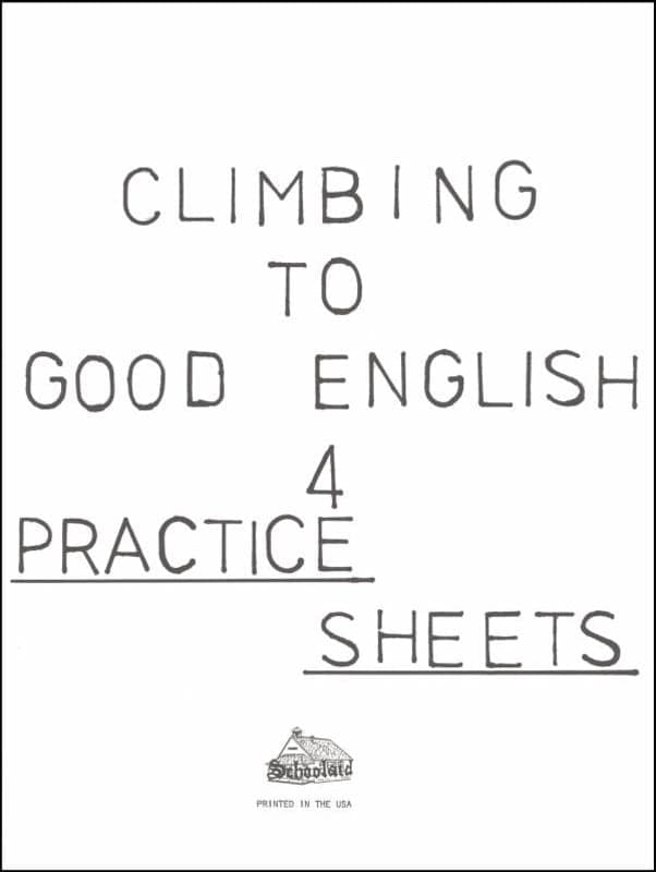 Climbing to Good English Grade 4 Practice Sheets