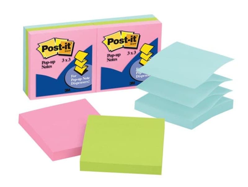 Post-it Pop-up Notes Pastel Collection (3" x 3")