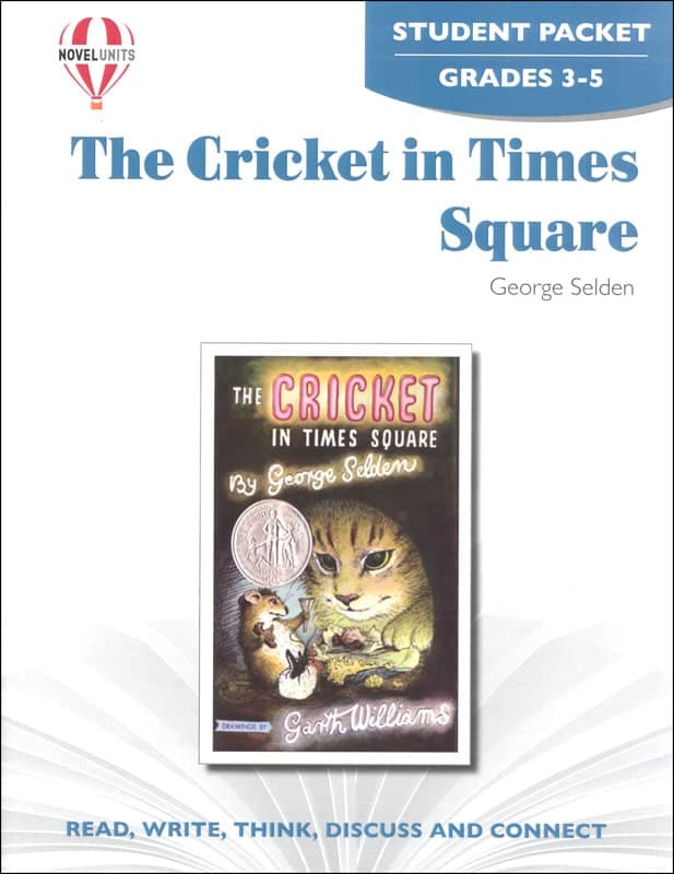 The Cricket in Times Square Novel Units Student