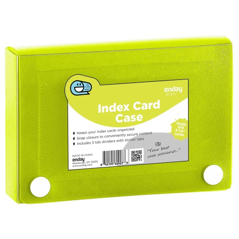 Index Card Case (for 3" x 5" cards) with 5-Tab