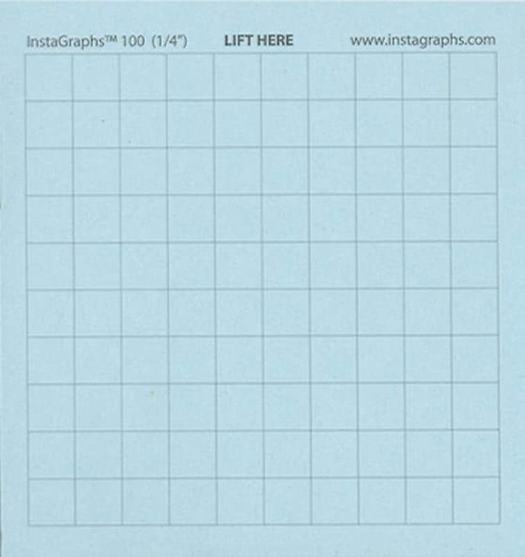 InstaGraphs 100 Grid 10 x 10 Blank Hundred Number