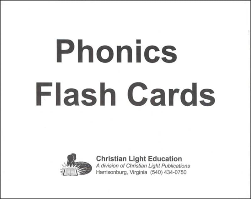 Christian Light Phonics Flash Cards (5 x 7)