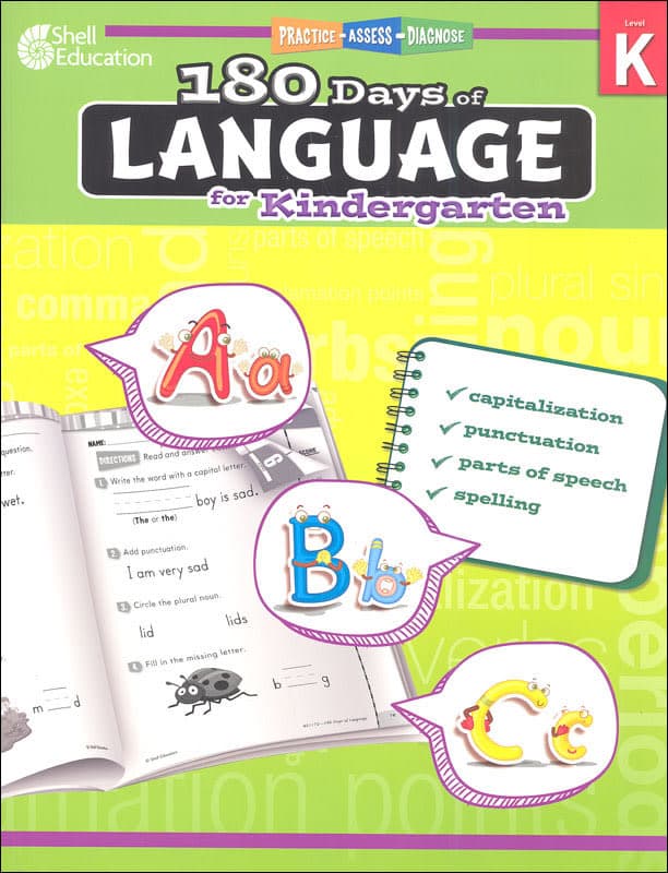 180 Days of Language for Kindergarten (Practice,