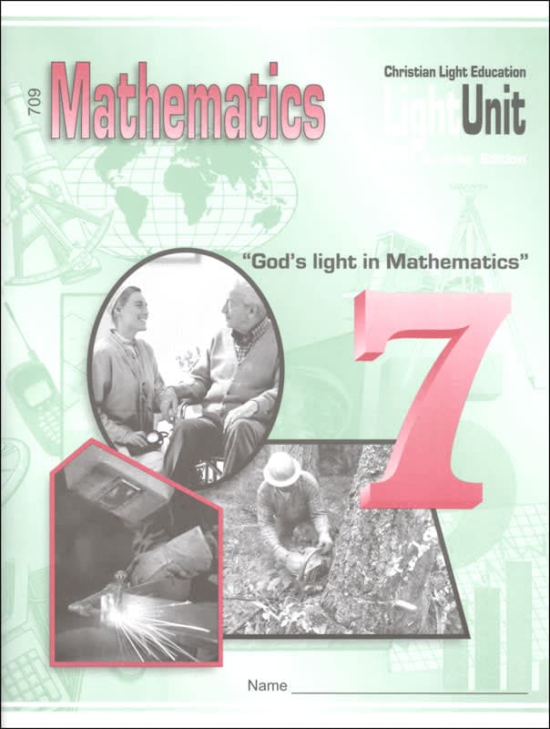 Christian Light Math LightUnit 709 Sunrise Edition