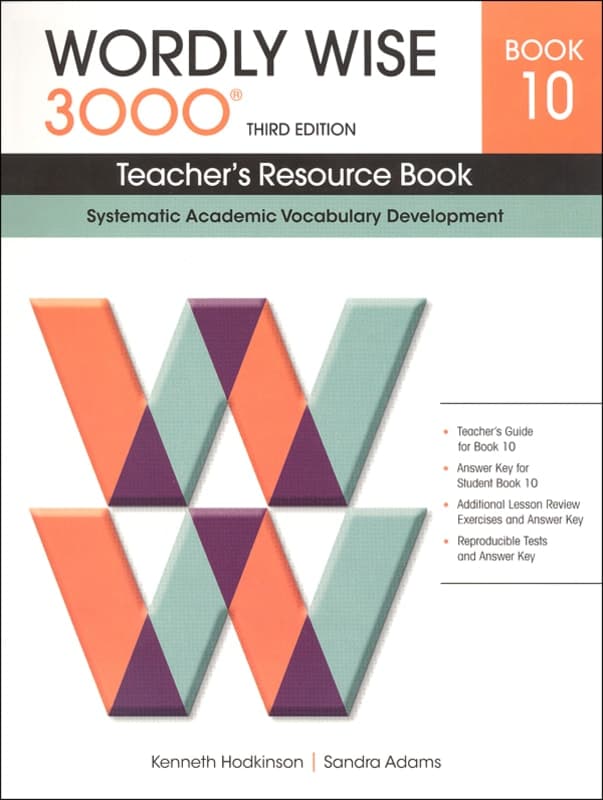 Wordly Wise 3000 3rd Edition Teacher's Resource