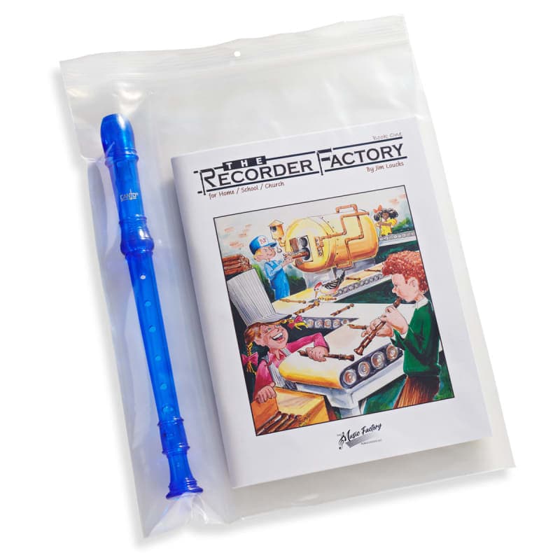 Recorder Factory Book and Neon Blue Recorder