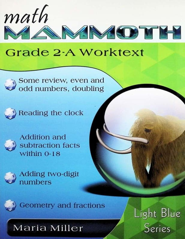 Math Mammoth Grade 2-A Worktext (2012 Edition,