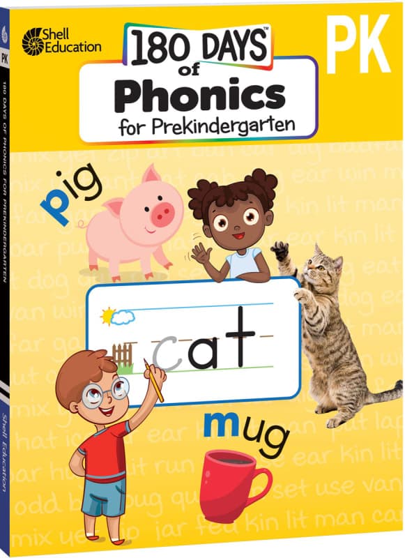 180 Days of Phonics for Prekindergarten