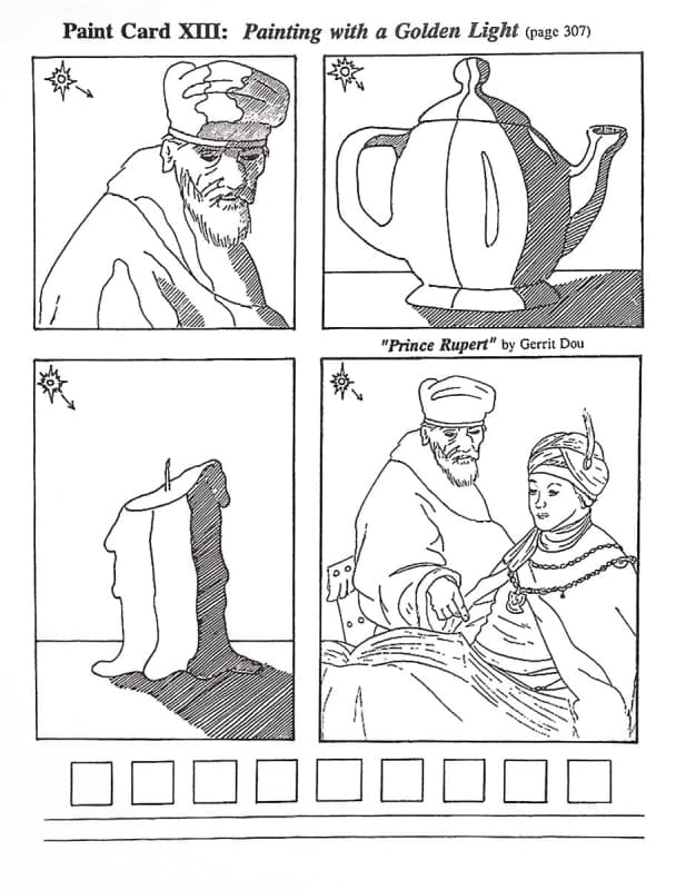 God and the History of Art Paint and Marker Cards
