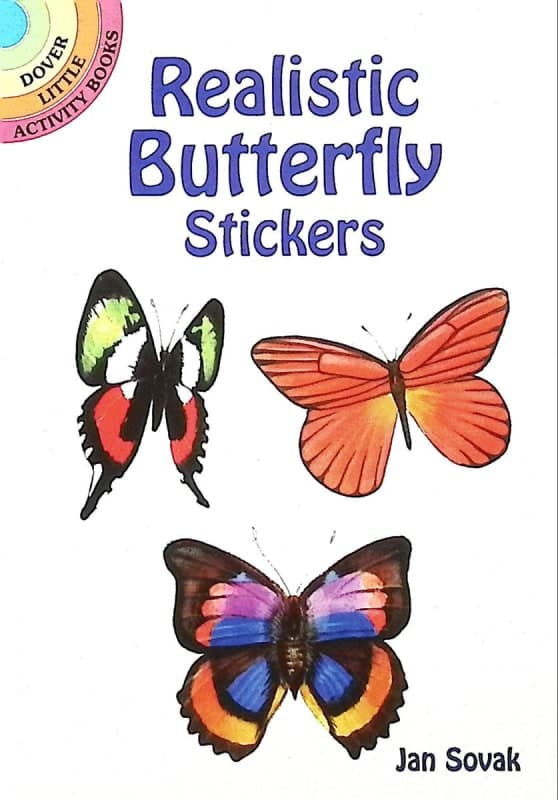 Realistic Butterfly Stickers