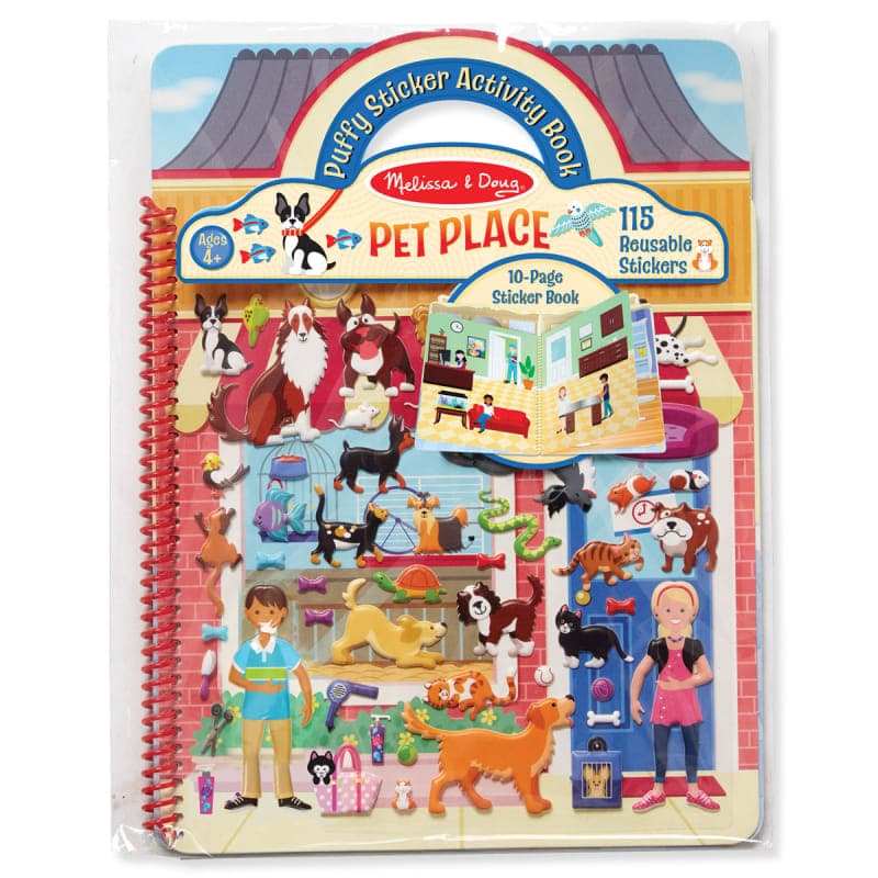 Melissa & Doug Pet Place Puffy Sticker Activity