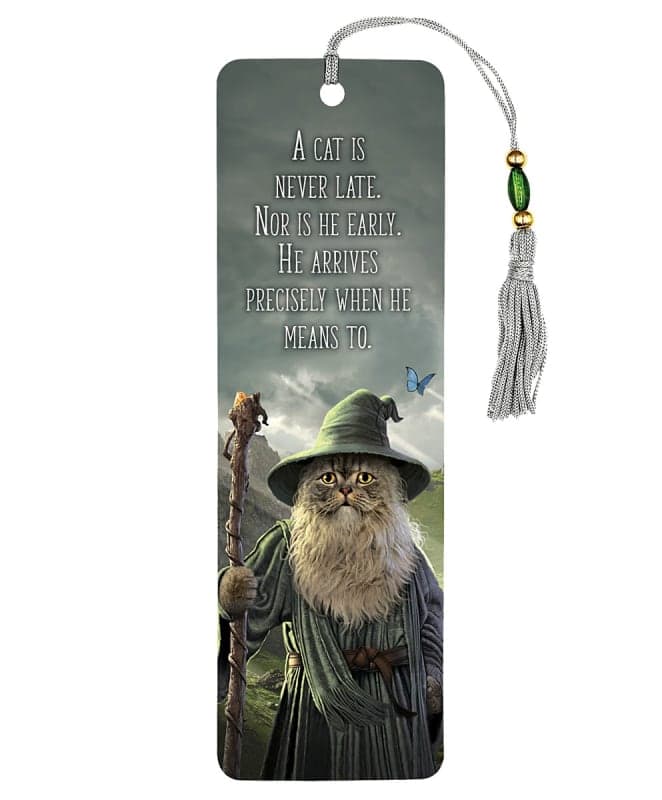 Catdalf Beaded Bookmark