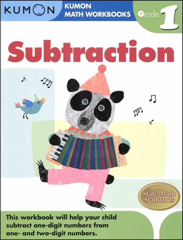 Kumon Subtraction Grade 1 Workbook