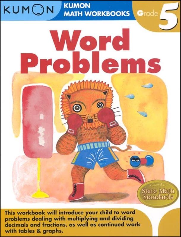 Kumon Word Problems Workbook - Grade 5